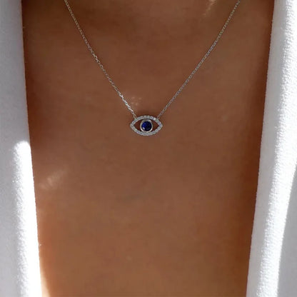 Turkiško stiliaus „Evil Eye“ kaklo grandinėlė moterims – elegantiškas apsaugos simbolis kasdienai