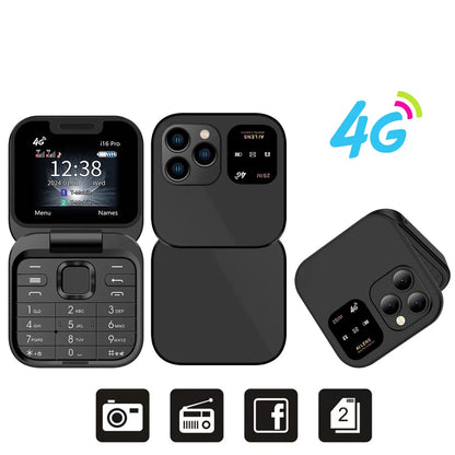 Mini sulankstomas telefonas su 4G LTE