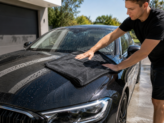 Mikropluošto automobilio valymo rankšluostis