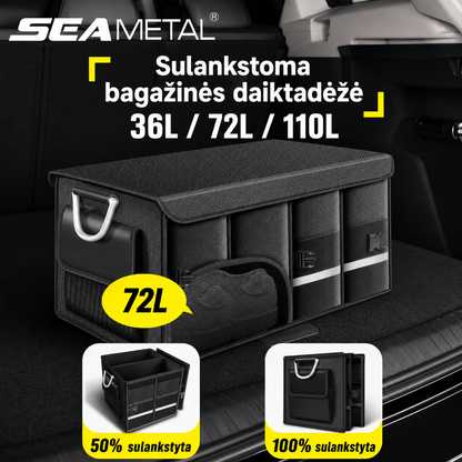 Sulankstoma automobilio bagažinės daiktadėžė