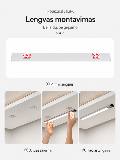 Įkraunama LED Spintelės Lempa - nuotrauka 6